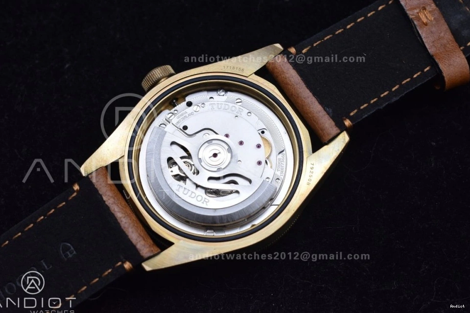 Leather Black 1:1 V3 Nato Bay Blue Strap) Bronze Brown (Free A2824 Aged on Heritage XF Edition Best Strap 0204